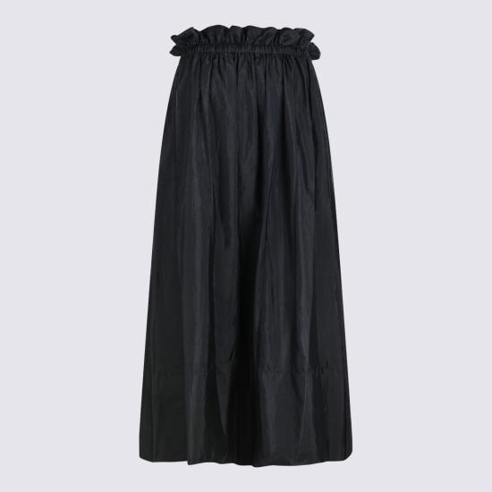 26SS 질샌더 롱 스커트 J40MA0178 J70003001 BLACK - JIL SANDER