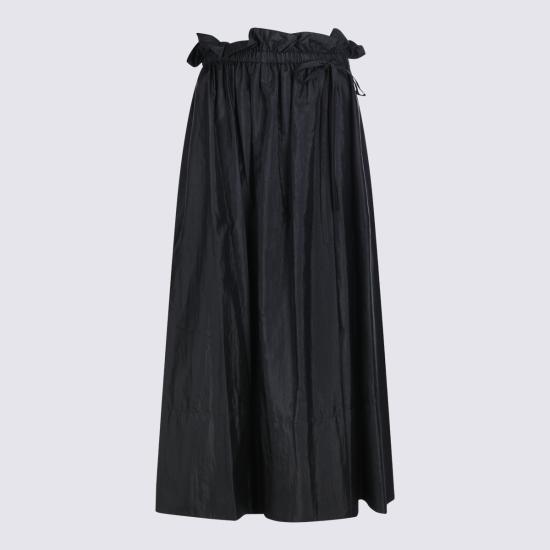 26SS 질샌더 롱 스커트 J40MA0178 J70003001 BLACK - JIL SANDER