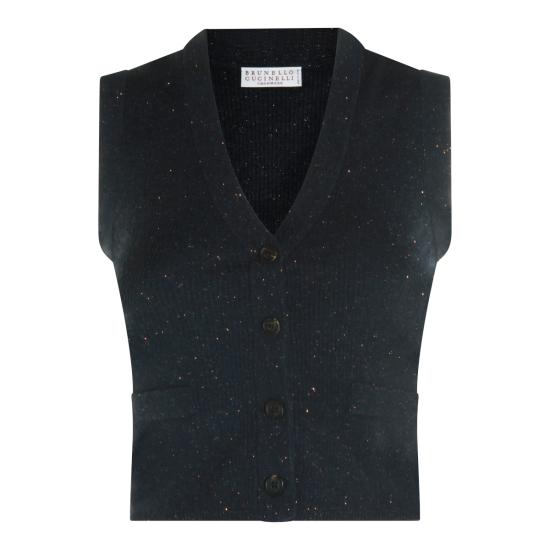 26SS 브루넬로 쿠치넬리 민소매 티셔츠 M9A822216 C7186 BLU FREDDO
