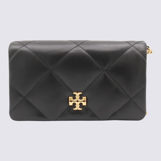 26SS 토리버치 키라 다이아몬드 퀼트 체인 월렛 158624 001 Light Grey