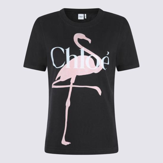 26SS 끌로에 반팔 티셔츠 CH26SJH08194 070 ASH BLACK