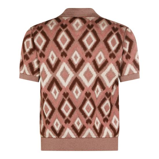 26SS 피아젠차 폴로 티셔츠 M1140013001 01214 Rosa - PIACENZA 1733