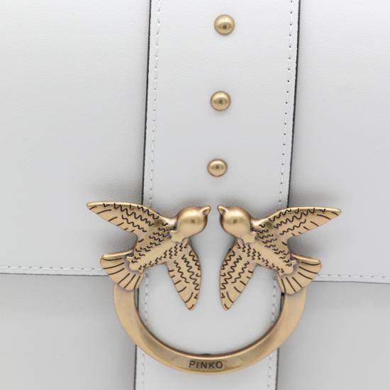 26SS 핑코 크로스백 105857 A0F1Z14Q White - PINKO