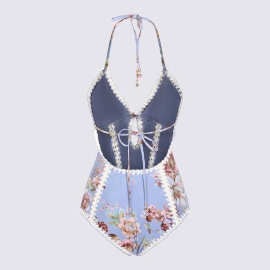 26SS 짐머만 원피스 수영복 5768WRS261 CFLR CHAMBRAY FLORAL - ZIMMERMANN