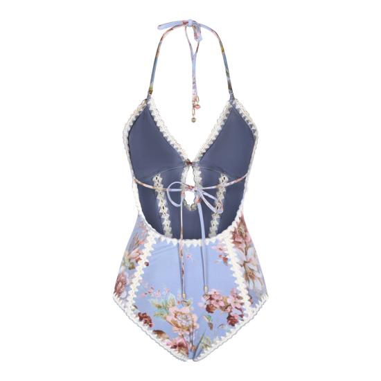 26SS 짐머만 원피스 수영복 5768WRS261 CFLR CHAMBRAY FLORAL - ZIMMERMANN