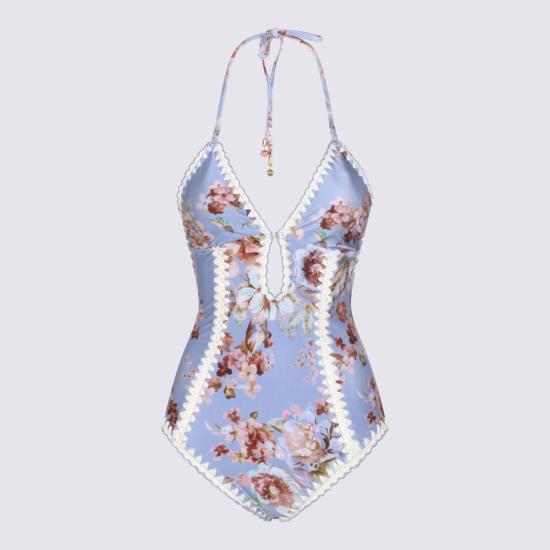 26SS 짐머만 원피스 수영복 5768WRS261 CFLR CHAMBRAY FLORAL - ZIMMERMANN