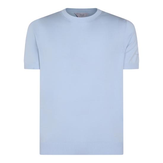 26SS 말로 반팔 티셔츠 UXA389 F3L27E3584 AZZURRO