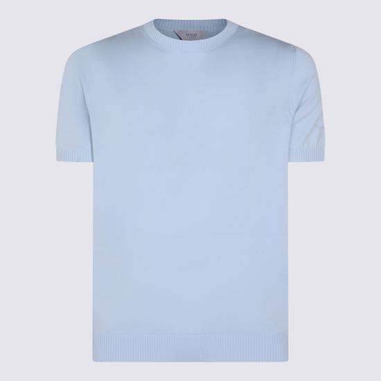 26SS 말로 반팔 티셔츠 UXA389 F3L27E3584 AZZURRO - MALO