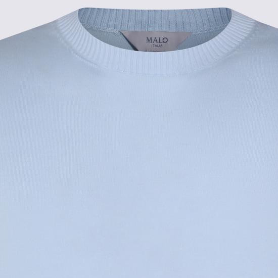 26SS 말로 반팔 티셔츠 UXA389 F3L27E3584 AZZURRO - MALO