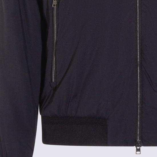 26SS 에르노 에코에이지 하이 카라 봄버 자켓 GI000414U 12456Z9300 Nero - HERNO