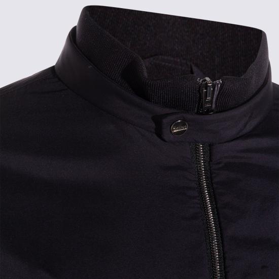 26SS 에르노 에코에이지 하이 카라 봄버 자켓 GI000414U 12456Z9300 Nero - HERNO