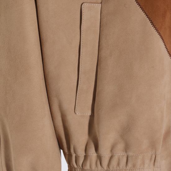 26SS 발렌티노 가라바니 가죽 자켓 8V3NB00V B8JD8X NATURAL - VALENTINO GARAVANI