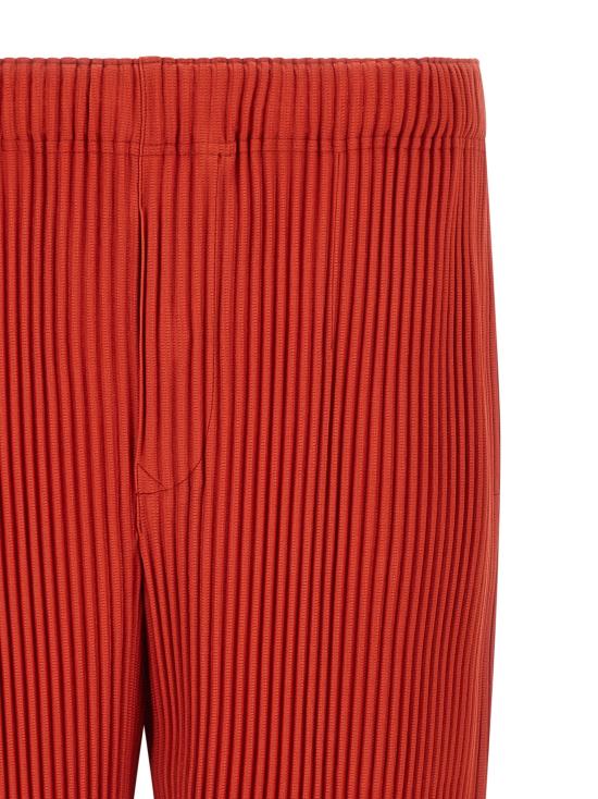 25FW 옴므 플리세 이세이 미야케 스트레이트 팬츠 월별 색상: 9월 팬츠 레드 - HOMME PLISSE' ISSEY MIYAKE
