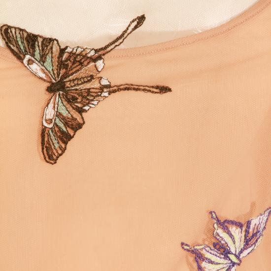 26SS 블루마린 긴팔 티셔츠 P644C262A F8209 CAMEL MULTI - BLUMARINE