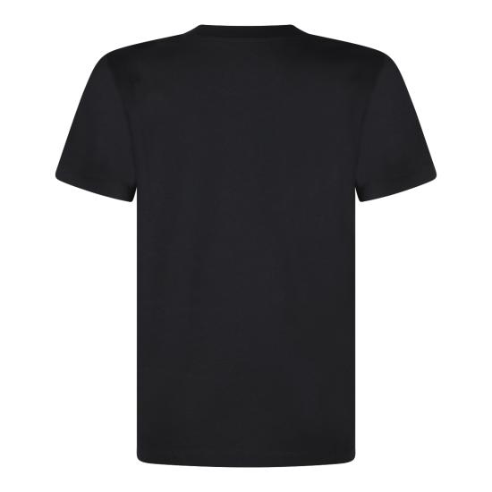 26SS 몽클레어 자수 로고 코튼 티셔츠 L10938C00029 89AUO999 BLACK - MONCLER