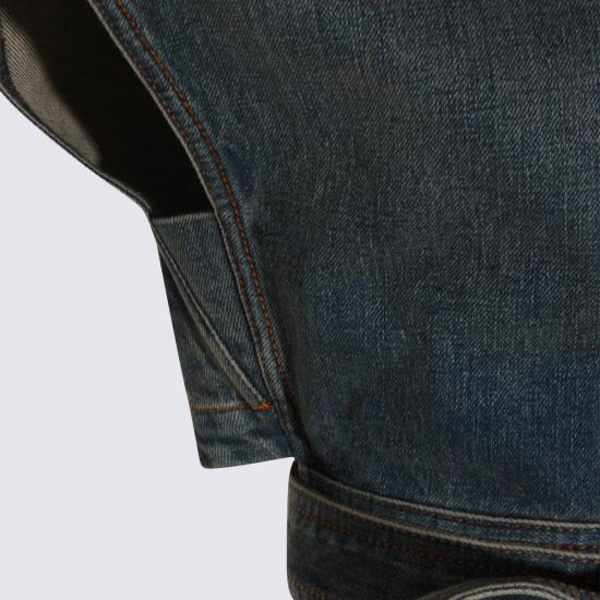 26SS 알라이아 데님 셔츠 AA9H1482D026C A56 FADED BLUE - ALAIA