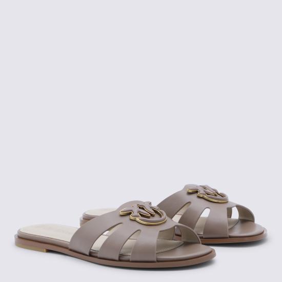 26SS 핑코 뮬/슬리퍼 SD0463 P001L15 Tabacco - PINKO