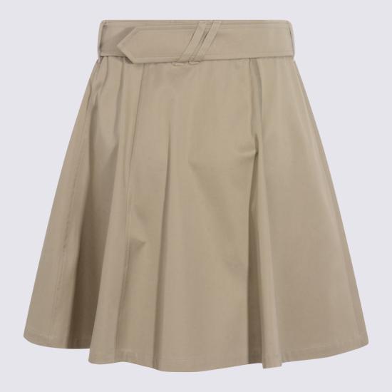 25FW 버버리 개버딘 트렌치 미니 스커트 8116006 C2247 QUILL - BURBERRY