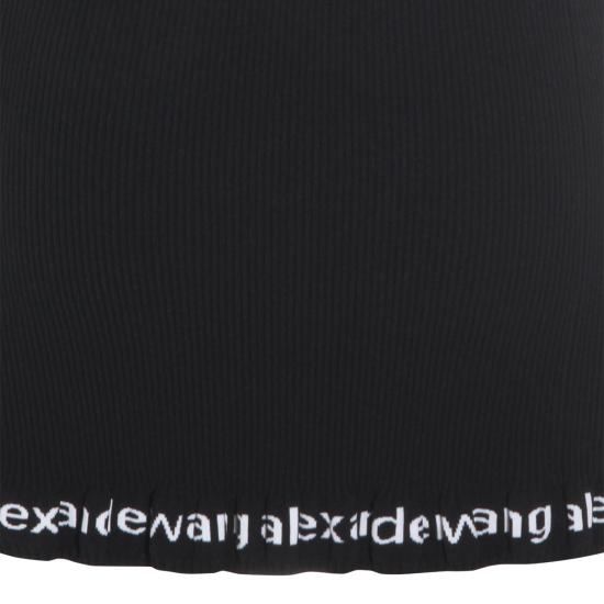 26SS 알렉산더 왕 미디 스커트 4KC1265047 001 BLACK - ALEXANDER WANG