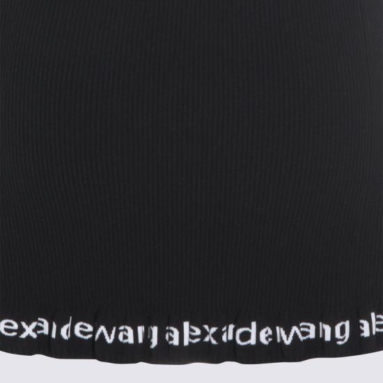 26SS 알렉산더 왕 미디 스커트 4KC1265047 001 BLACK - ALEXANDER WANG
