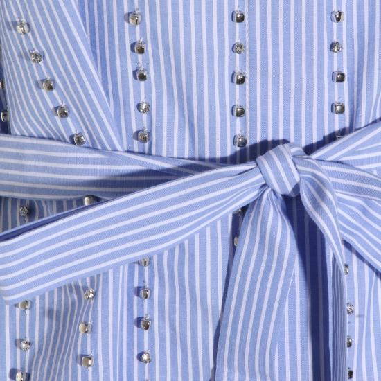 26SS 핑코 셔츠 106225 A32RZE5 BIANCO AZZURRO - PINKO