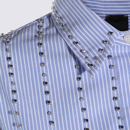 26SS 핑코 셔츠 106225 A32RZE5 BIANCO AZZURRO - PINKO