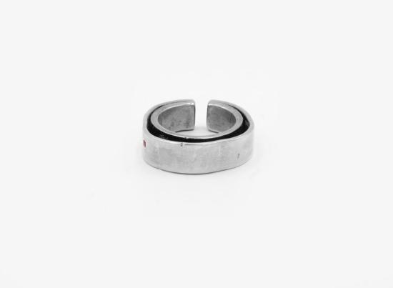  타이틀 오브 워크 반지 작품 제목: 8mm 단조 이중  / 루비 125