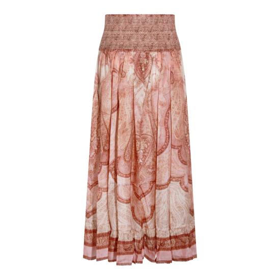 26SS 짐머만 롱 스커트 5656SRS262 TBML TAPESTRY BURGUNDY MULTI - ZIMMERMANN