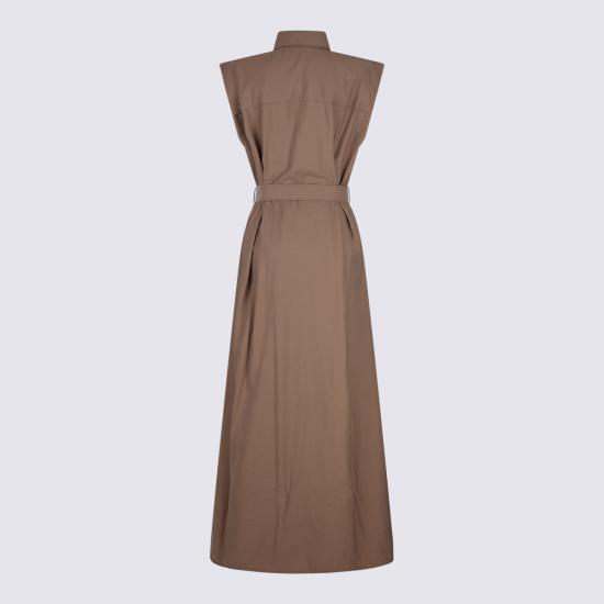 26SS 브루넬로 쿠치넬리 롱 원피스 ML140A5286 C9311 Cuoio - BRUNELLO CUCINELLI