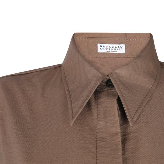 26SS 브루넬로 쿠치넬리 롱 원피스 ML140A5286 C9311 Cuoio - BRUNELLO CUCINELLI