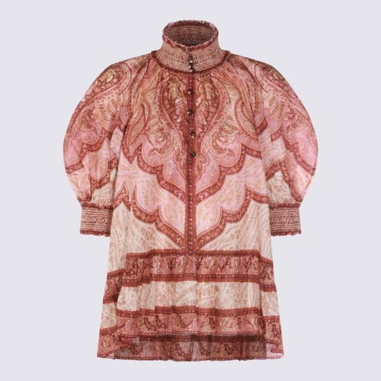 26SS 짐머만 블라우스 5655TRS262 TBML TAPESTRY BURGUNDY MULTI - ZIMMERMANN