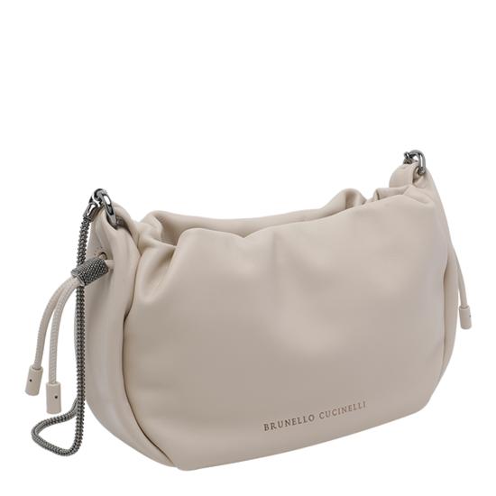 26SS 브루넬로 쿠치넬리 크로스백 MBGPD2667 C8905 White - BRUNELLO CUCINELLI
