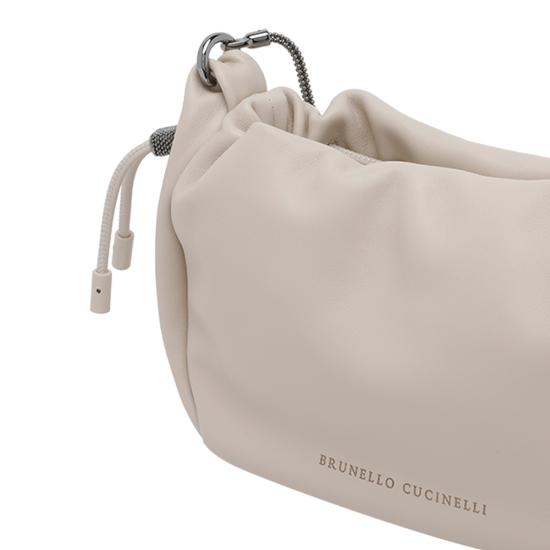 26SS 브루넬로 쿠치넬리 크로스백 MBGPD2667 C8905 White - BRUNELLO CUCINELLI
