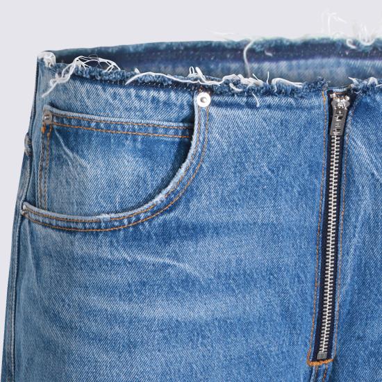 26SS 알렉산더 왕 데님 팬츠 4DC1264902 400C VINTAGE MARBLED BLUE - ALEXANDER WANG
