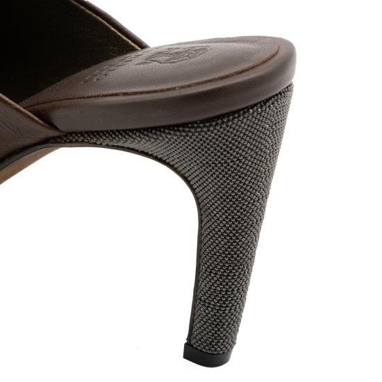 26SS 브루넬로 쿠치넬리 프레셔스 힐 클래식 레더 뮬 MZORC3218 C8279 - BRUNELLO CUCINELLI