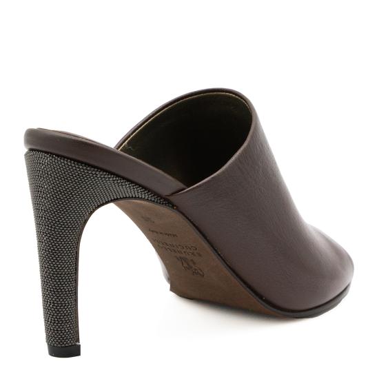 26SS 브루넬로 쿠치넬리 프레셔스 힐 클래식 레더 뮬 MZORC3218 C8279 - BRUNELLO CUCINELLI