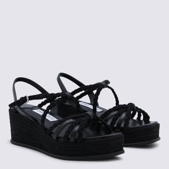 26SS 지미추 샌들 NYRA60 ZKN000074 BLACK BLACK - JIMMY CHOO