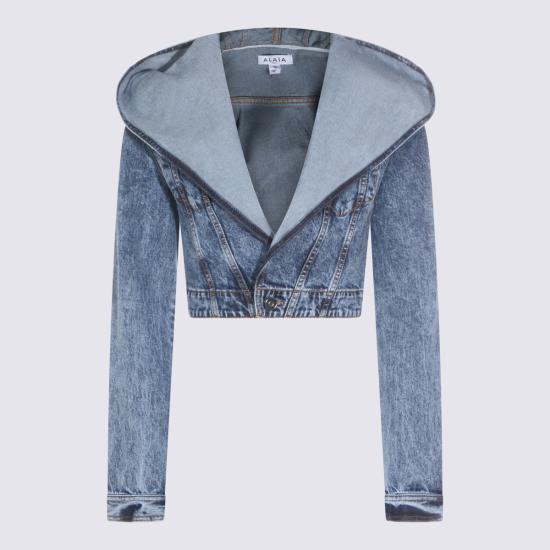 26SS 알라이아 자켓 AA9V0306T535C 524 BLEU NEIGE - ALAIA