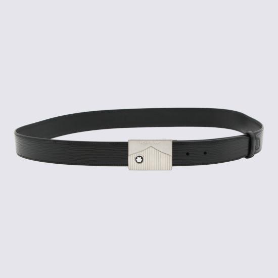 26SS 몽블랑 가죽 벨트 199092 BLACK Light Grey