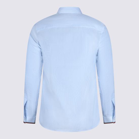 26SS 구찌 웹 디테일 스트라이프 코튼 셔츠 852707 ZAS5W4305 - GUCCI