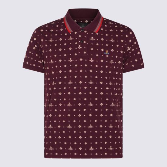 26SS 비비안웨스트우드 폴로 티셔츠 2H01000U J00AVO201 BURGUNDY - VIVIENNE WESTWOOD