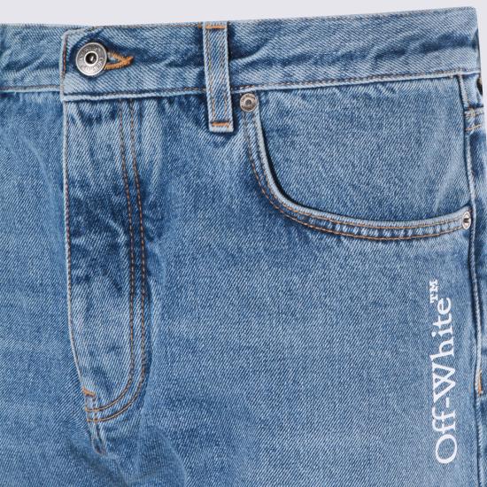 26SS 오프화이트 데님 팬츠 OMYA18JS26 DEN0024000 MEDIUM BLUE - OFF WHITE