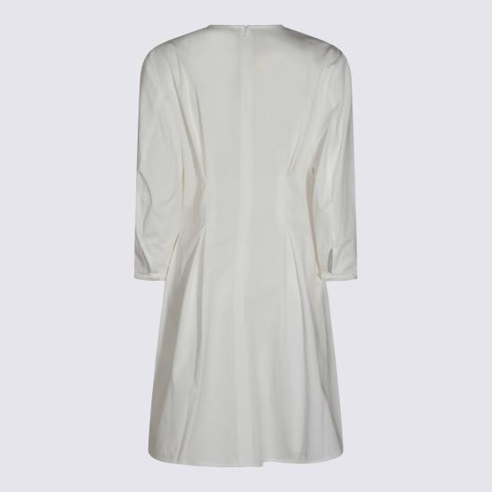 26SS 토템 미디 원피스 262WRD0336 FB0490047 White - TOTEME