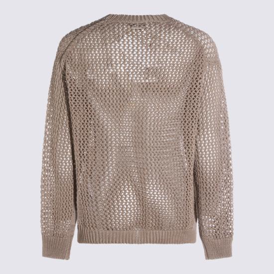26SS 메종키츠네 스웨터 QM00808 KT12020430 MIST BEIGE - MAISON KITSUNE