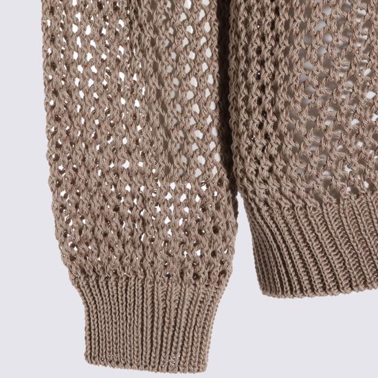26SS 메종키츠네 스웨터 QM00808 KT12020430 MIST BEIGE - MAISON KITSUNE