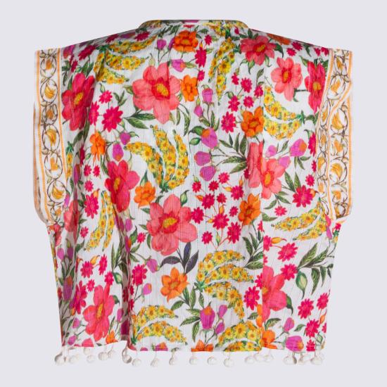 26SS 팜 리오 블라우스 344796 26012 BANANA FLOWERS OFF WHITE - FARM RIO