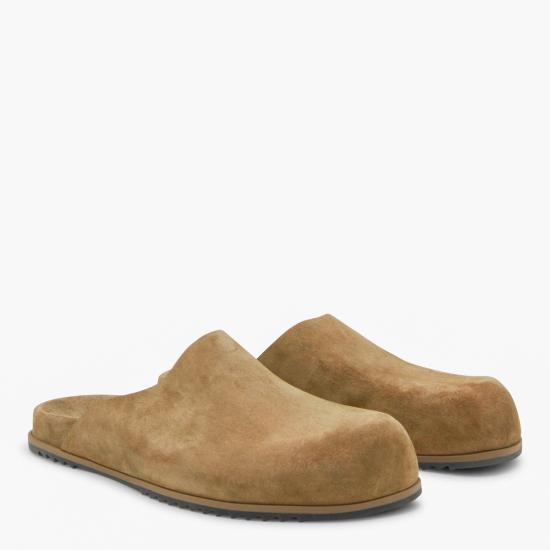 26SS 릭 오웬스 뮬/슬리퍼 RU01F2809 LCSU104 Brown - RICK OWENS