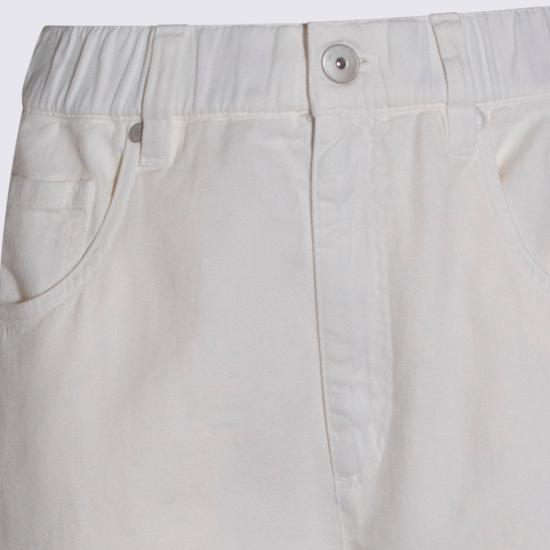 26SS 브루넬로 쿠치넬리 스트레이트 팬츠 ML996P4053 C1101 PANAMA - BRUNELLO CUCINELLI