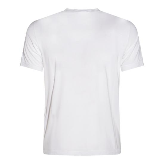 26SS 조르지오 아르마니 반팔 티셔츠 6GST56 SJP4ZU090 WHITE - GIORGIO ARMANI
