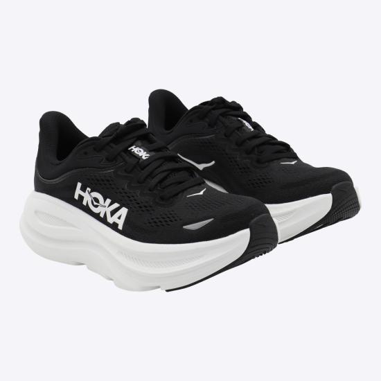 26SS 호카 본디 9 스니커즈 1162012 BWHT BLACK WHITE - HOKA